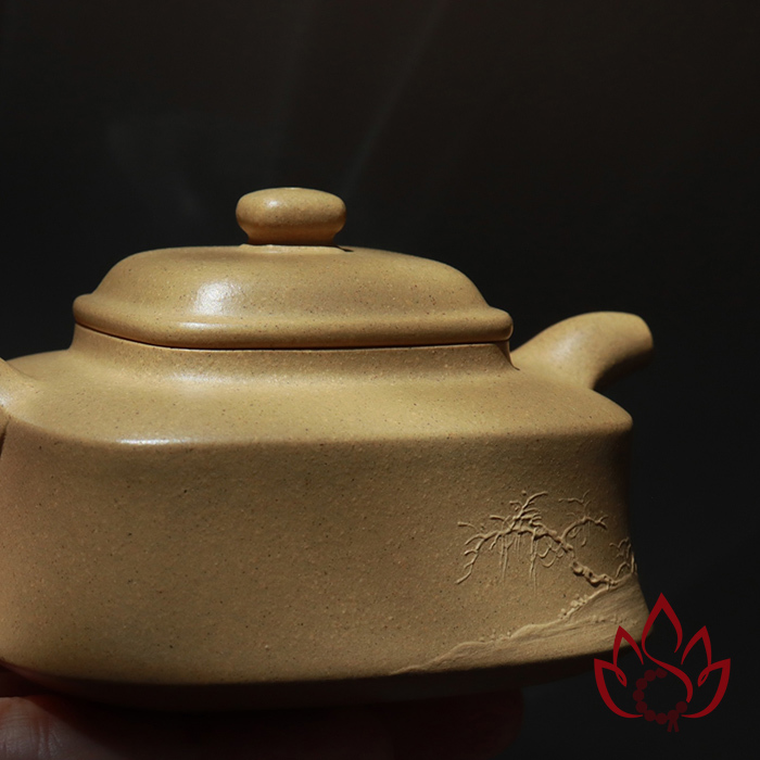 Ấm Tử Sa Phương Chu | Bổn Sơn Lục Nê | 150cc